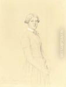 Portrait Of Madame Hubert Rohault De Fleury, Nee Louise Marcotte