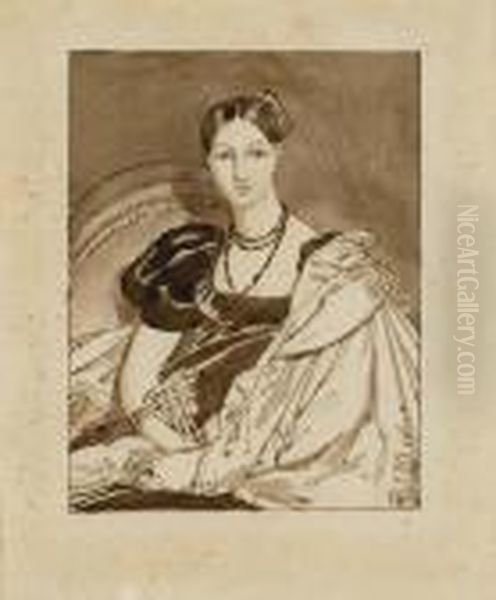Portrait De Madame Duvaucey De Nittis En Buste - view 1
