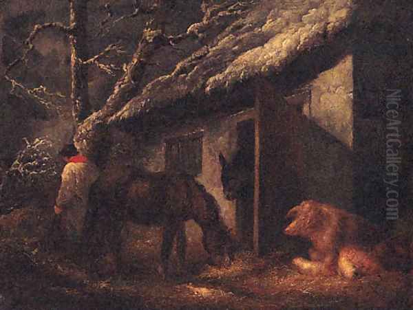 A Winter Stable - view 1