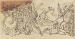 Etude Pour Romulus Vainqueur D'acron