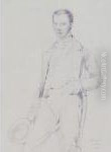 Portrait Of George Henry Cherry by Jean Auguste Dominique Ingres
