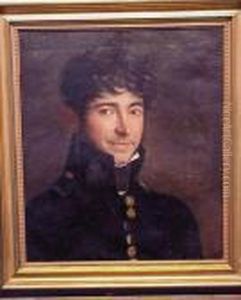 Portrait Of An Officer by Jean Auguste Dominique Ingres
