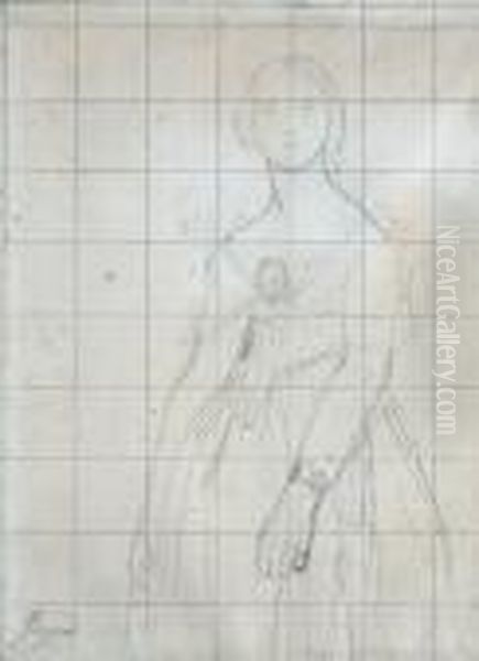 Study For The Portrait Of Madame Moitessier - view 1