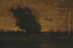 The Pond At Sunset, Milton by George Inness