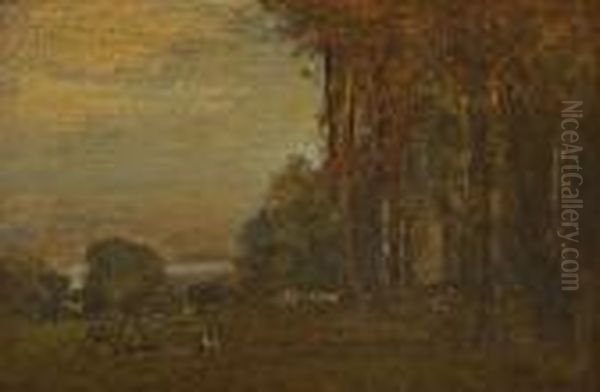 Woodland And The Distant Valley - view 1