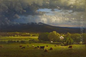 Sunset On The River by George Inness