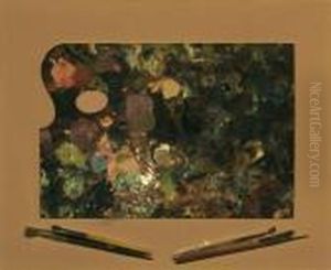 George Inness' Palette by George Inness