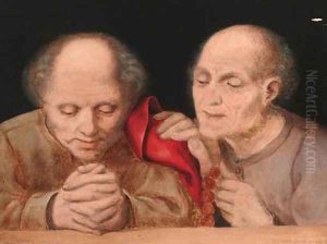 Elderly men at prayer by Quentin Massys