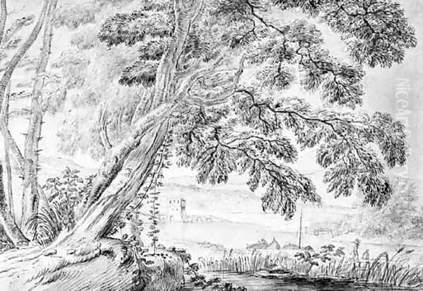 A wooded river landscape, after Pietro Testa - view 1