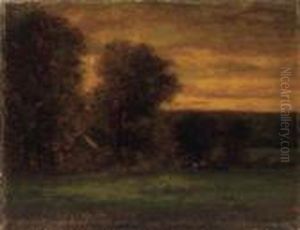 Evening Glow by George Inness