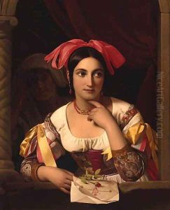 The love letter by Jan Baptist Lodewijk Maes