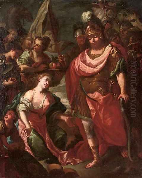 The family of Darius before Alexander - view 1