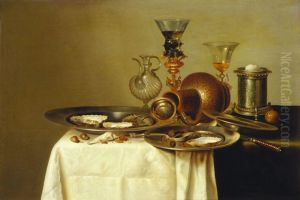 Still life by Cornelis Mahu