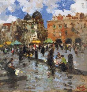A Napoli, Mercatino by Irolli Vincenzo