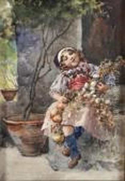 Giovane Venditrice Di Ortaggi - view 1
