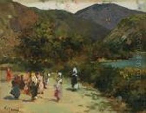 "paesaggio Con Figure" by Irolli Vincenzo