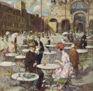 Caffe' In Piazza,venezia by Irolli Vincenzo