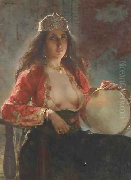 The Tambourine Player - view 1