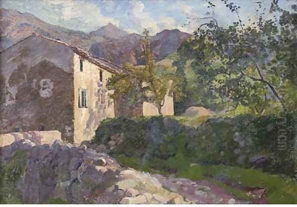 Ferme en soleil d'apres-midi - view 1