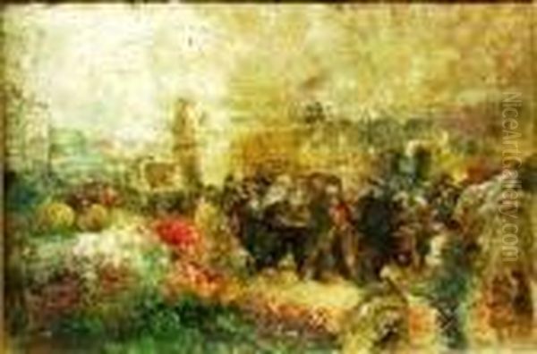 Mercato Con Fiori E Frutta - view 1