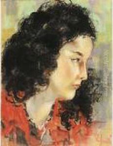 Volto Di Ragazza by Irolli Vincenzo