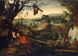 Landscape with the Legend of St Christopher by Jan Mandijn