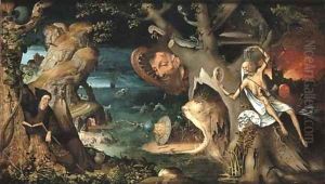 The Temptation of Saint Anthony by Jan Mandijn
