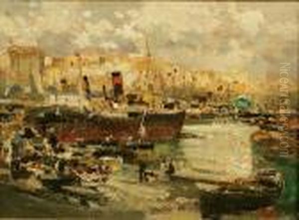 Veduta Del Porto Di Napoli - view 1