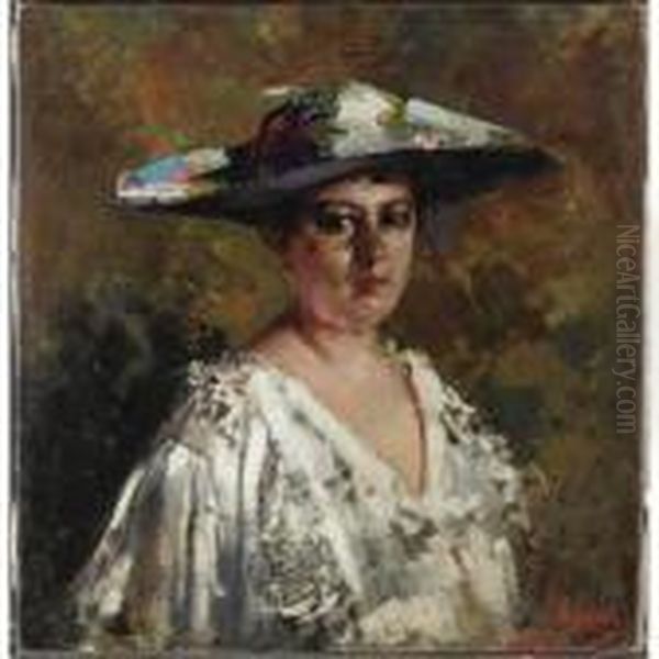 Ritratto Di Donna Col Cappello - view 1