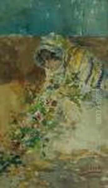 Femme Aux Fleurs - view 1