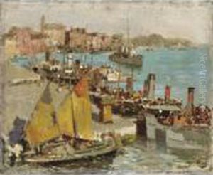 Giardini Di Venezia Dalla Riva Degli Schiavoni by Irolli Vincenzo