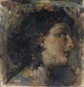Giovane Donna Di Profilo by Irolli Vincenzo