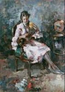 Interno Con Figura by Irolli Vincenzo