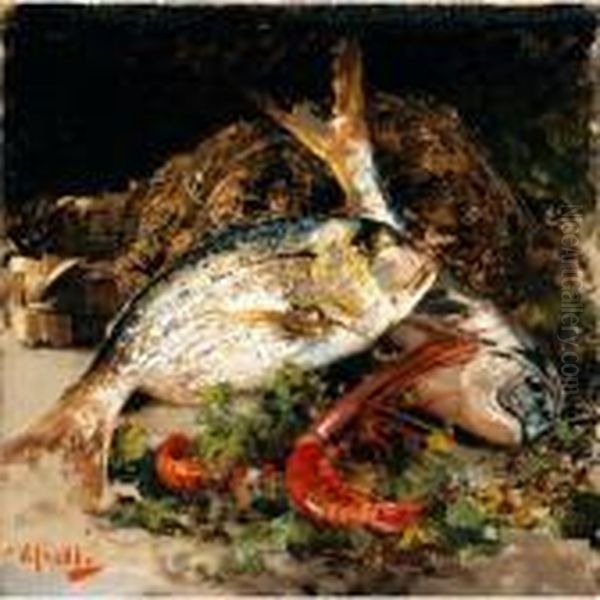 Natura Morta Con Pesci - view 1