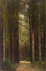 Forest Path by Arsenii Ivanovich Meshcherskii