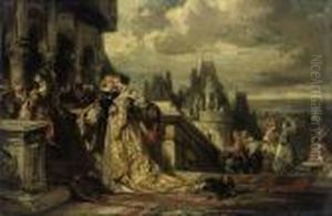 Arriving At The Ball by Eugene Isabey