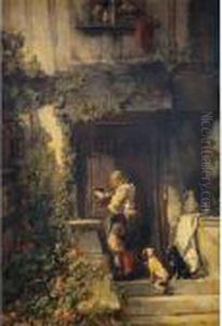 Boy Delivering A Letter Boy Delivering A Letter