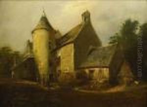 Scene De Campagne by Eugene Isabey