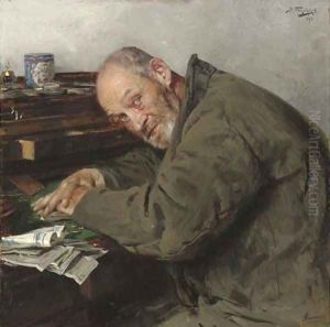 Miser by Vladimir Egorovich Makovskii