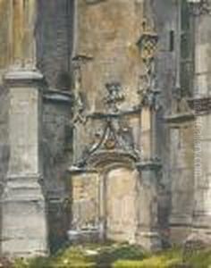 Porte Condamnee D'une Eglise Gothique