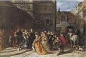 Royal Visit by Eugene Isabey