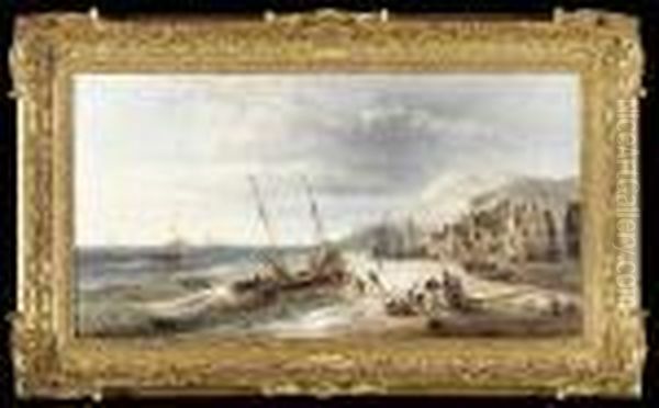 Fishing Harbour In Normandy; Fishing Harbour In Brittany - view 1