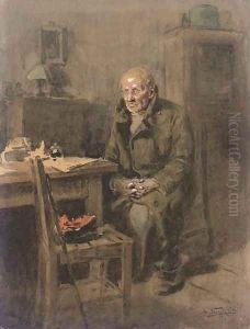 Solitude by Vladimir Egorovich Makovskii