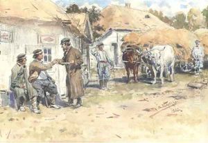 The plough team at rest