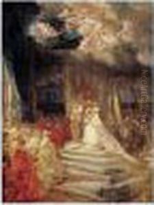 Le Mariage D'henri Iv by Eugene Isabey