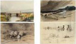 Album De 191 Etudes: Paysages, Marines, Personnages