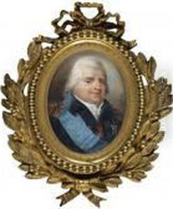 Portrait Of Louis Xviii by Jean-Baptiste Isabey