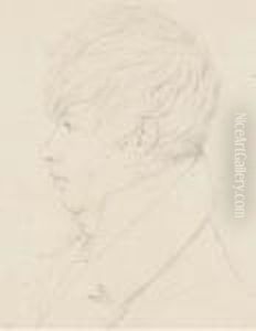 Portrait De Jeune Homme by Jean-Baptiste Isabey