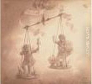 Le Plaisir L'emportant Sur La Raison by Jean-Baptiste Isabey