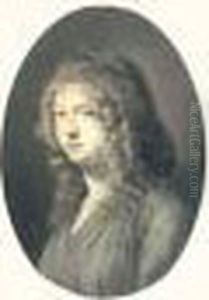 Portrait De Jeune Femme by Jean-Baptiste Isabey